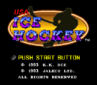 Screenshot Thumbnail / Media File 1 for USA Ice Hockey (Japan) (Rev A)