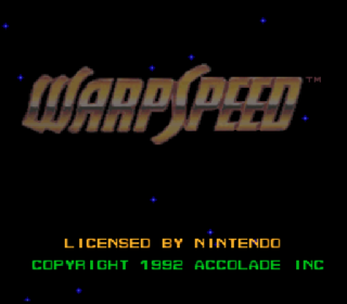 Screenshot Thumbnail / Media File 1 for Warp Speed (USA)