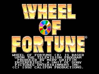 Screenshot Thumbnail / Media File 1 for Wheel of Fortune (USA)