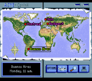 Screenshot Thumbnail / Media File 1 for Where in the World is Carmen Sandiego (Europe) (En,Fr,De,Es,It)