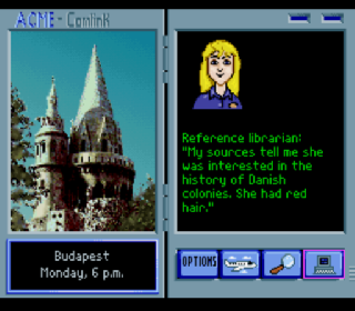 Screenshot Thumbnail / Media File 1 for Where in the World is Carmen Sandiego (Europe) (En,Fr,De,Es,It)