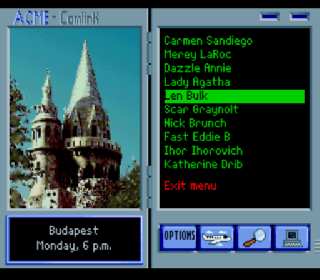 Screenshot Thumbnail / Media File 1 for Where in the World is Carmen Sandiego (Europe) (En,Fr,De,Es,It)