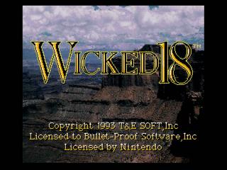 Screenshot Thumbnail / Media File 1 for Wicked 18 (USA)