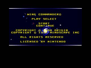 Screenshot Thumbnail / Media File 1 for Wing Commander (USA)