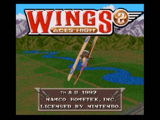 Screenshot Thumbnail / Media File 1 for Wings 2 - Aces High (USA)