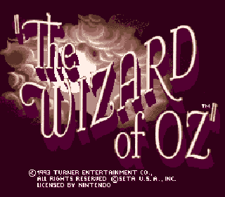 Screenshot Thumbnail / Media File 1 for Wizard of Oz, The (USA)