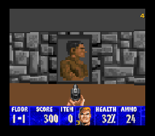 Screenshot Thumbnail / Media File 1 for Wolfenstein 3D (USA) (Beta)