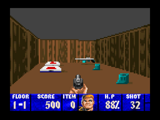 Screenshot Thumbnail / Media File 1 for Wolfenstein 3D (USA)