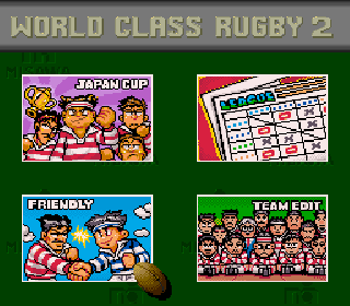 Screenshot Thumbnail / Media File 1 for World Class Rugby 2 - Kokunai Gekitou Hen '93 (Japan)