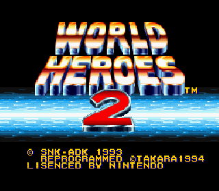 Screenshot Thumbnail / Media File 1 for World Heroes 2 (USA) (Beta)