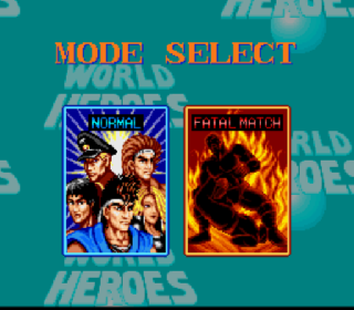 Screenshot Thumbnail / Media File 1 for World Heroes (Europe)