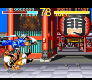 Screenshot Thumbnail / Media File 1 for World Heroes (Japan)