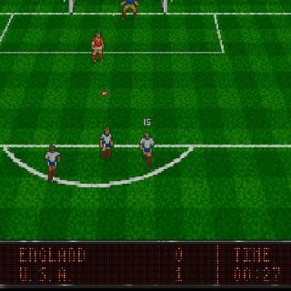 Screenshot Thumbnail / Media File 1 for World Soccer '94 - Road to Glory (USA)