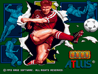Screenshot Thumbnail / Media File 1 for World Soccer '94 - Road to Glory (USA)