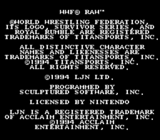 Screenshot Thumbnail / Media File 1 for WWF Raw (USA)
