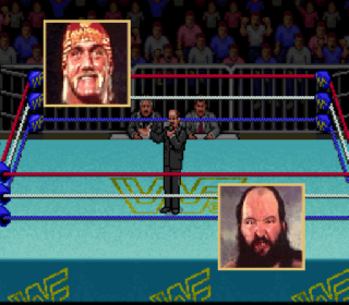 Screenshot Thumbnail / Media File 1 for WWF Super WrestleMania (Europe)