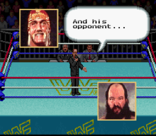 Screenshot Thumbnail / Media File 1 for WWF Super WrestleMania (Europe)
