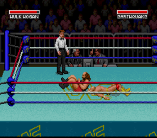 Screenshot Thumbnail / Media File 1 for WWF Super WrestleMania (Europe)