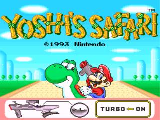 Screenshot Thumbnail / Media File 1 for Yoshi's Safari (Europe)