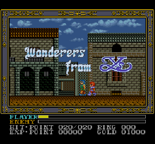 Screenshot Thumbnail / Media File 1 for Ys III - Wanderers from Ys (Japan)