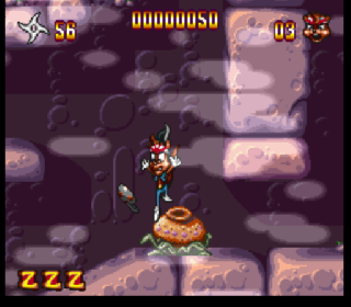 Screenshot Thumbnail / Media File 1 for Zero the Kamikaze Squirrel (Europe) (Rev A)