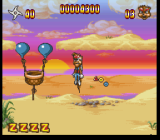 Screenshot Thumbnail / Media File 1 for Zero the Kamikaze Squirrel (Europe)