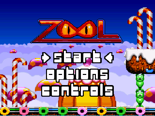 Screenshot Thumbnail / Media File 1 for Zool - Ninja of the Nth Dimension (USA) (Sample)