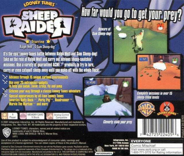 sheep dog n wolf ps1 iso