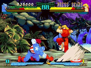 Screenshot Thumbnail / Media File 1 for Marvel Super Heroes VS Street Fighter