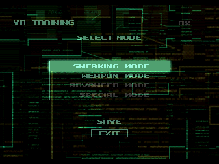 Screenshot Thumbnail / Media File 1 for Metal Gear Solid VR Missions