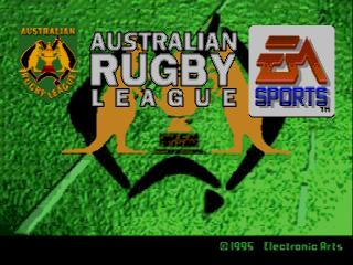 Screenshot Thumbnail / Media File 1 for Australian Rugby League (Europe)