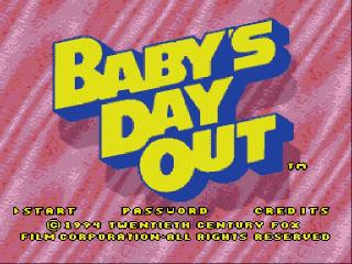 Screenshot Thumbnail / Media File 1 for Baby's Day Out (USA) (Proto) (Earlier)