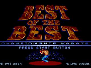 Screenshot Thumbnail / Media File 1 for Best of the Best - Championship Karate (Europe)