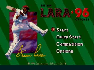 Screenshot Thumbnail / Media File 1 for Brian Lara Cricket 96 (Europe) (March 1996)