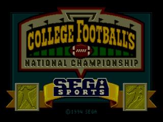 Screenshot Thumbnail / Media File 1 for College Football's National Championship (USA)