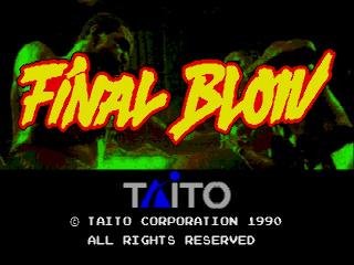 Screenshot Thumbnail / Media File 1 for Final Blow (Japan)