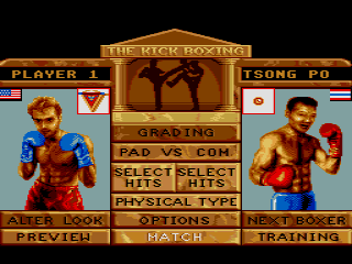 Screenshot Thumbnail / Media File 1 for Kick Boxing, The (Japan)