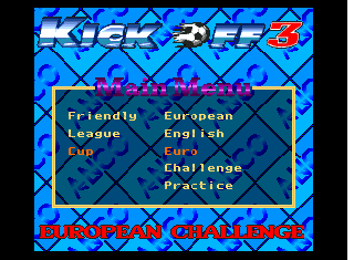 Screenshot Thumbnail / Media File 1 for Kick Off 3 - European Challenge (Europe)