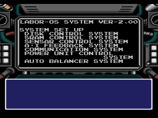 Screenshot Thumbnail / Media File 1 for Kidou Keisatsu Patlabor - 98-Shiki Kidou Seyo! (Japan)