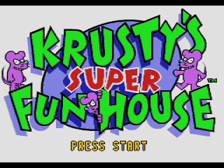 Screenshot Thumbnail / Media File 1 for Krusty's Super Fun House (USA, Europe) (v1.1)