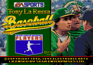 Screenshot Thumbnail / Media File 1 for La Russa Baseball 95 (USA, Australia)