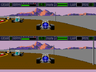 Screenshot Thumbnail / Media File 1 for Mario Andretti Racing (USA, Europe)
