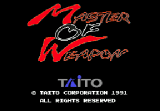 Screenshot Thumbnail / Media File 1 for Master of Weapon (Japan)