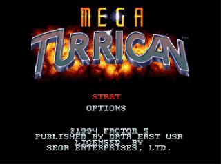 Screenshot Thumbnail / Media File 1 for Mega Turrican (Europe)