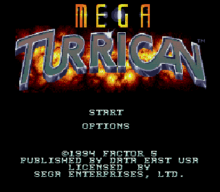 Screenshot Thumbnail / Media File 1 for Mega Turrican (USA)