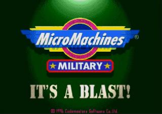 Screenshot Thumbnail / Media File 1 for Micro Machines Military (Europe) (J-Cart)