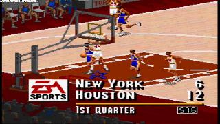 Screenshot Thumbnail / Media File 1 for NBA Live 95 (USA, Europe)
