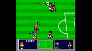 Screenshot Thumbnail / Media File 1 for Nekketsu Koukou Dodgeball Bu - Soccer Hen MD (Japan)