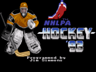 Screenshot Thumbnail / Media File 1 for NHLPA Hockey 93 (USA, Europe) (v1.1)