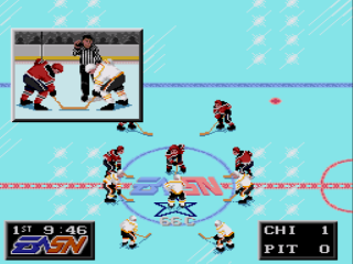 Screenshot Thumbnail / Media File 1 for NHLPA Hockey 93 (USA, Europe) (v1.1)